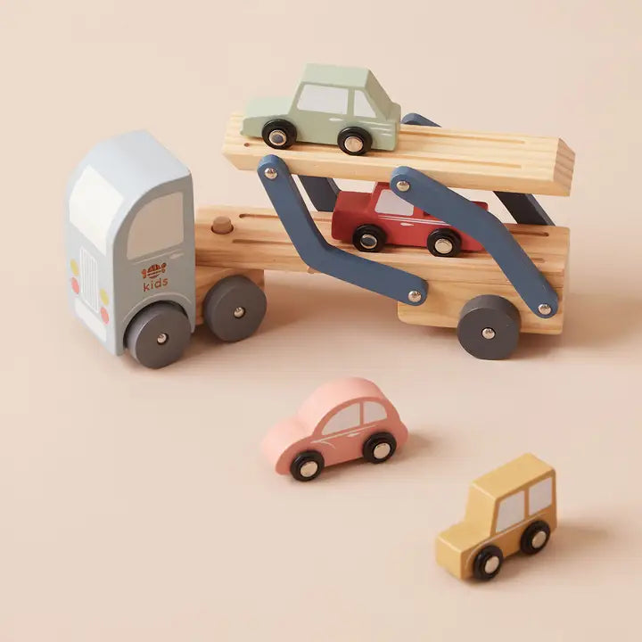 Camion transporteur en bois