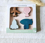 Figurines puzzle en silicone - Transports aérien