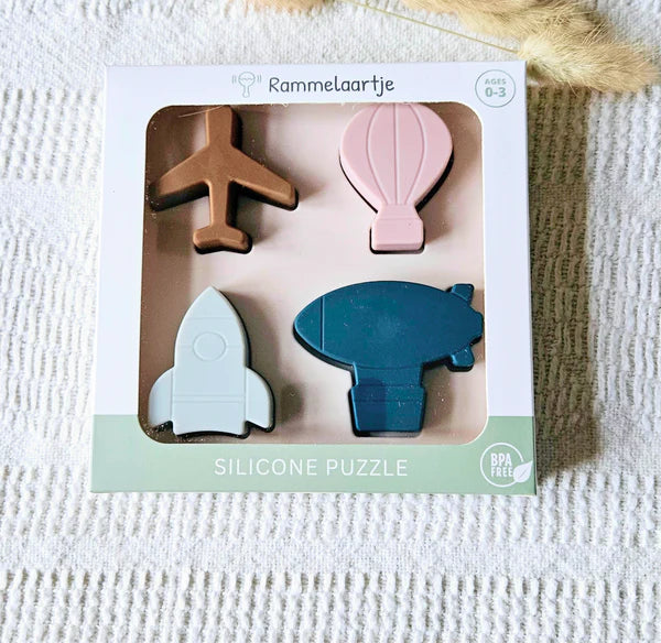 Figurines puzzle en silicone - Transports aérien