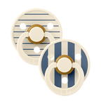 Lot de 2 Tétines STUDIO Colour - Mélange bleu acier ivoire