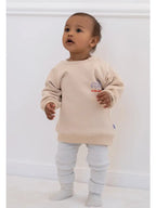 Sweatshirt beige « Cacao before Chaos » Édition Mini and Me