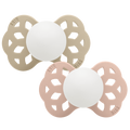 Lot de 2 tétines Infinity GLOW - Vanille/Blush