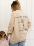 Sweat-shirt adulte No Sleep Club beige