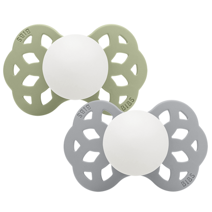 Lot de 2 Tétines Infinity GLOW 2 - Sauge/Nuage