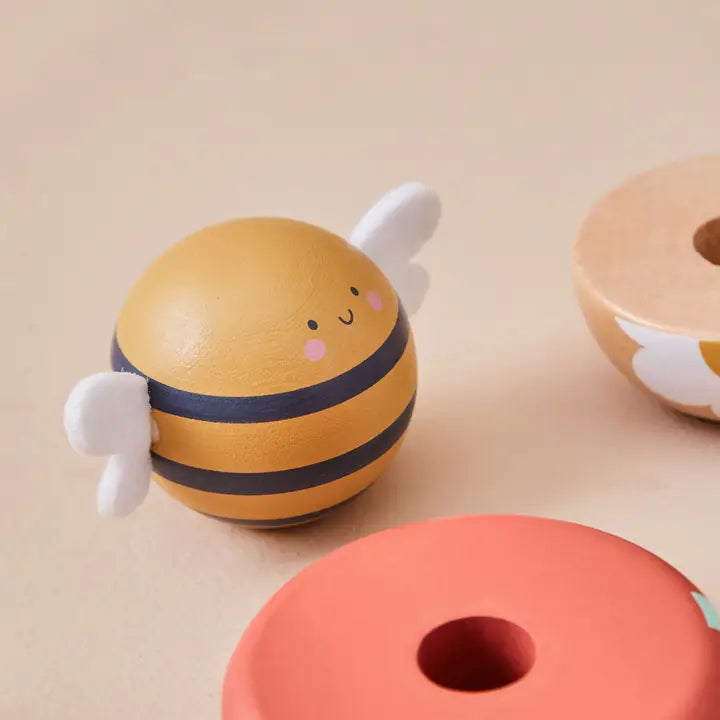 Jouet d’empilage en bois Abeille