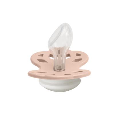 Lot de 2 tétines Infinity GLOW - Vanille/Blush