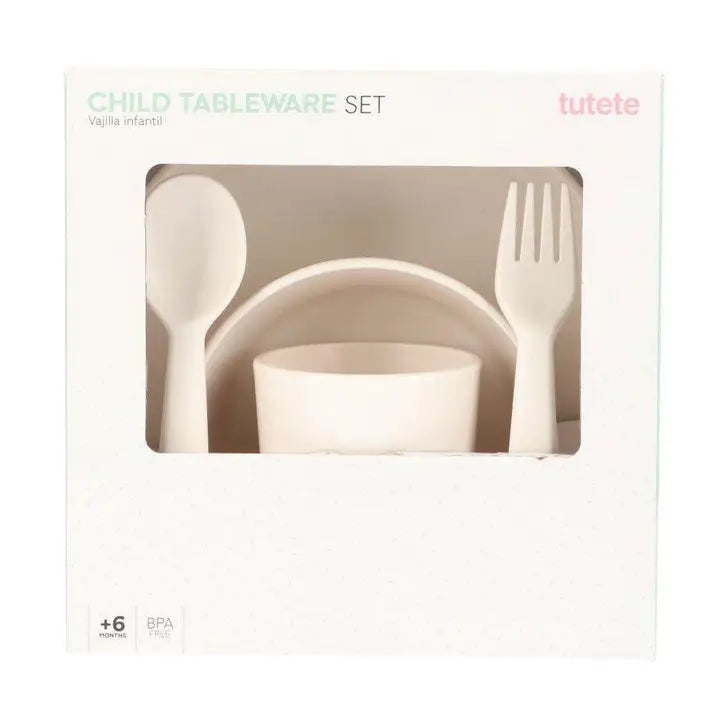 Vaisselle pour enfants ivoire