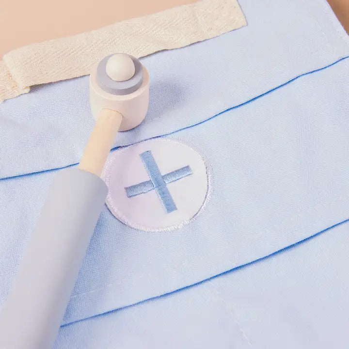 Set de jeu d'imitation en bois - Kit de médecin pour enfants