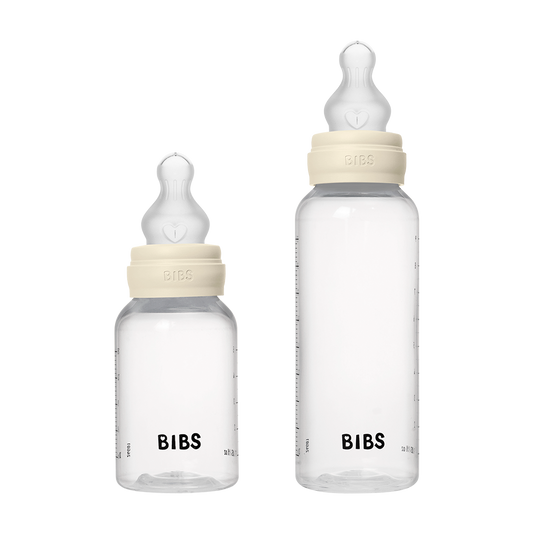 Kit 2 biberons Grow and Flow 150 ml/270 ml silicone - Ivoire