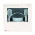 Set de vaisselle pour enfants bleu clair