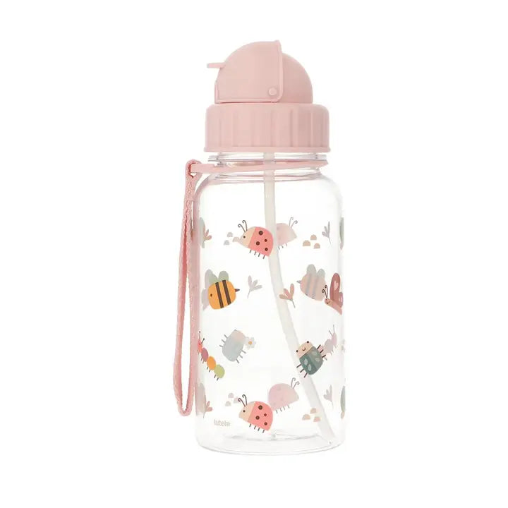 Bouteilles en plastique avec motifs d'insectes