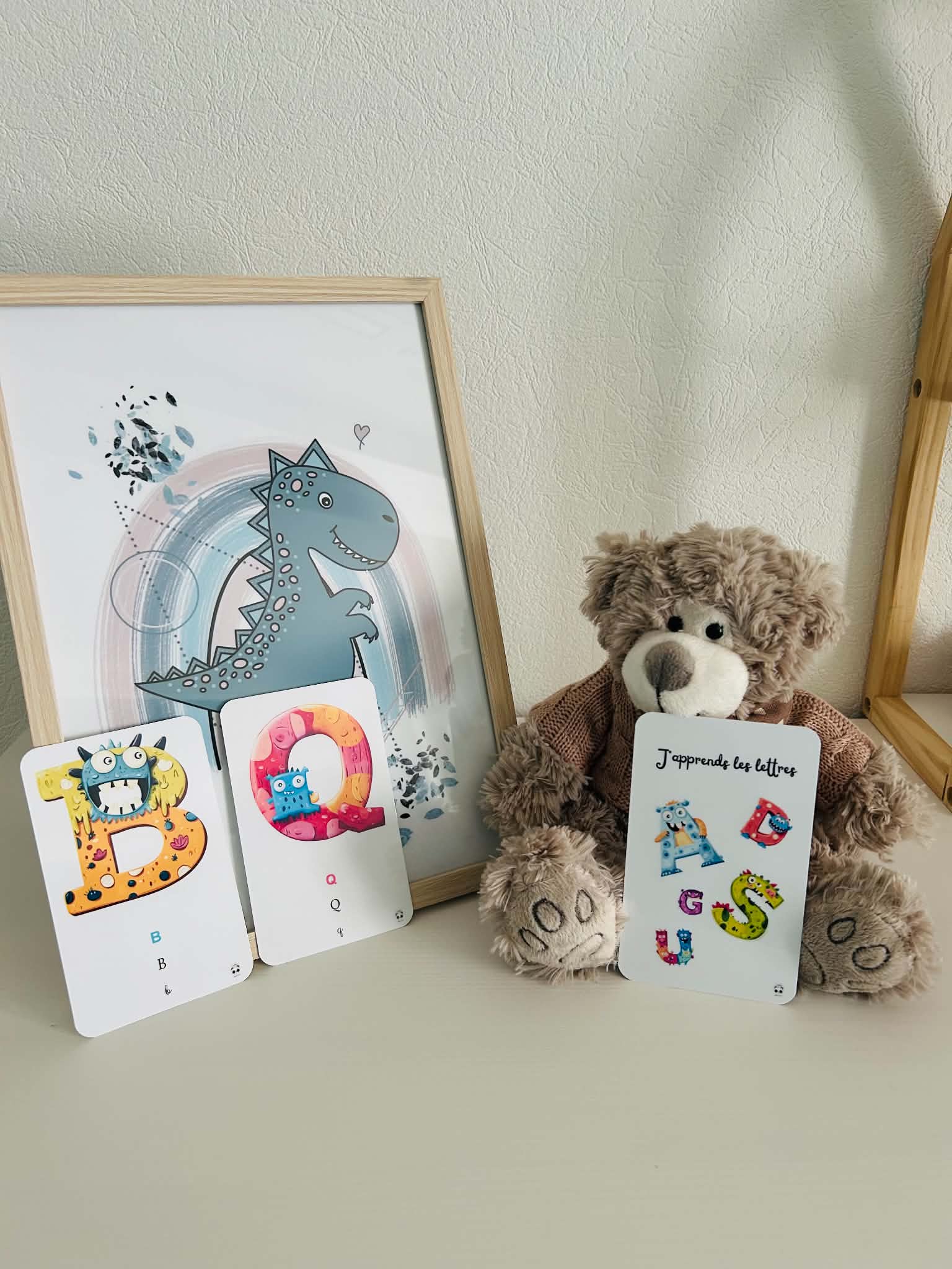 Cartes éducatives - Les lettres