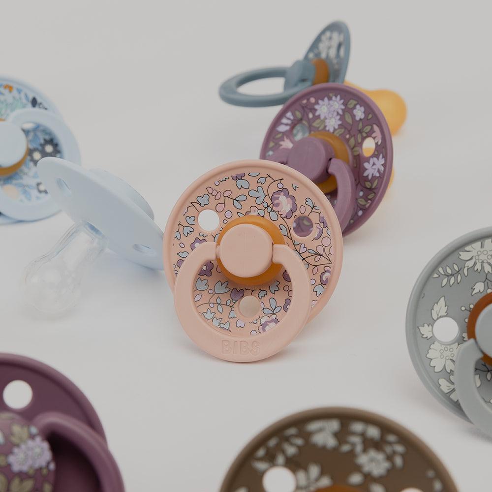 Lot 2 tétines BIBS x LIBERTY Colour - Mélange Sauge