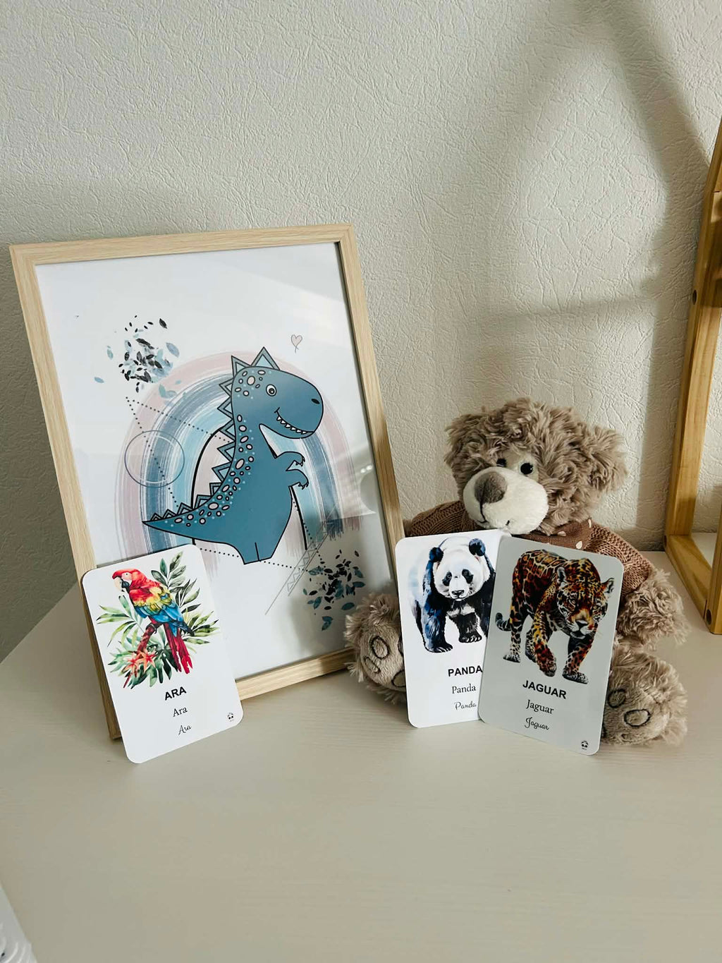 Cartes éducatives - Les animaux de la jungle