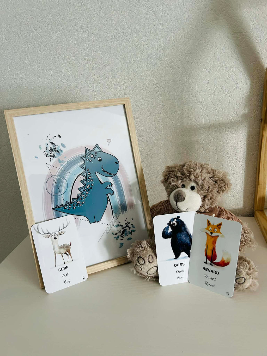 Cartes éducatives - Les animaux de la forêt