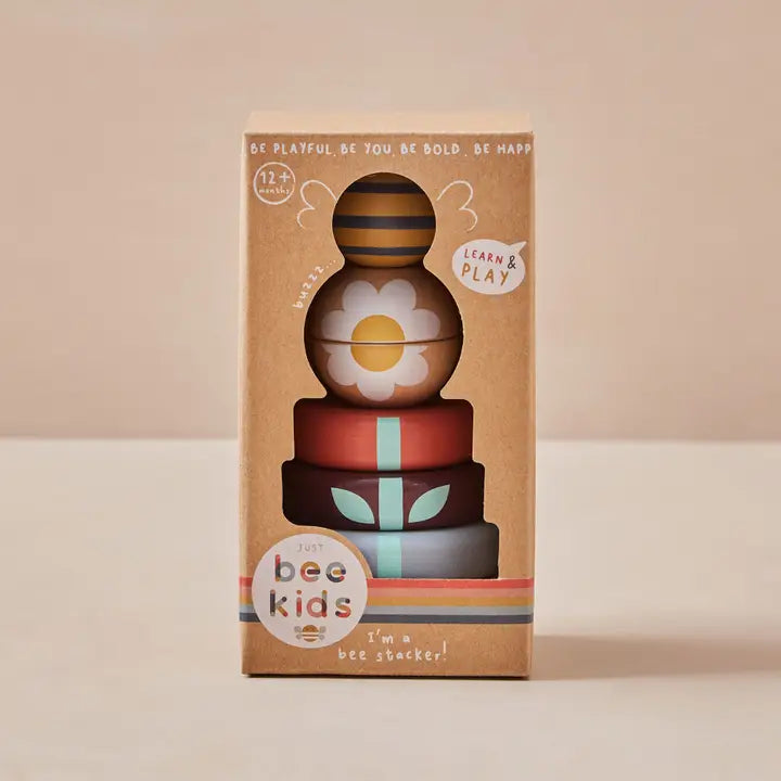 Jouet d’empilage en bois Abeille