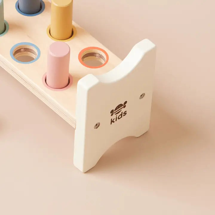 Banc à marteau en bois pour enfants