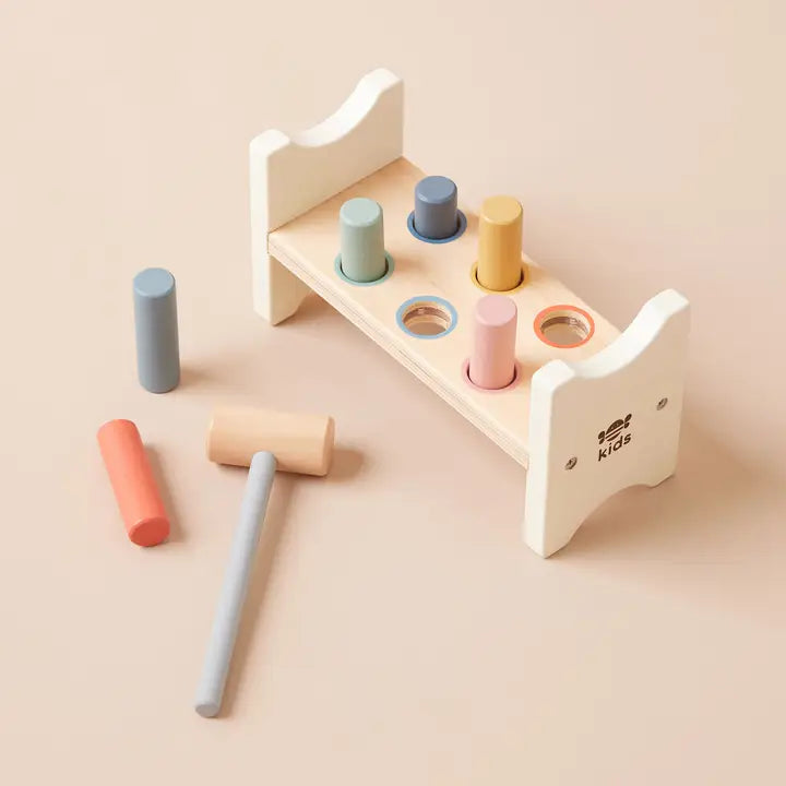 Banc à marteau en bois pour enfants